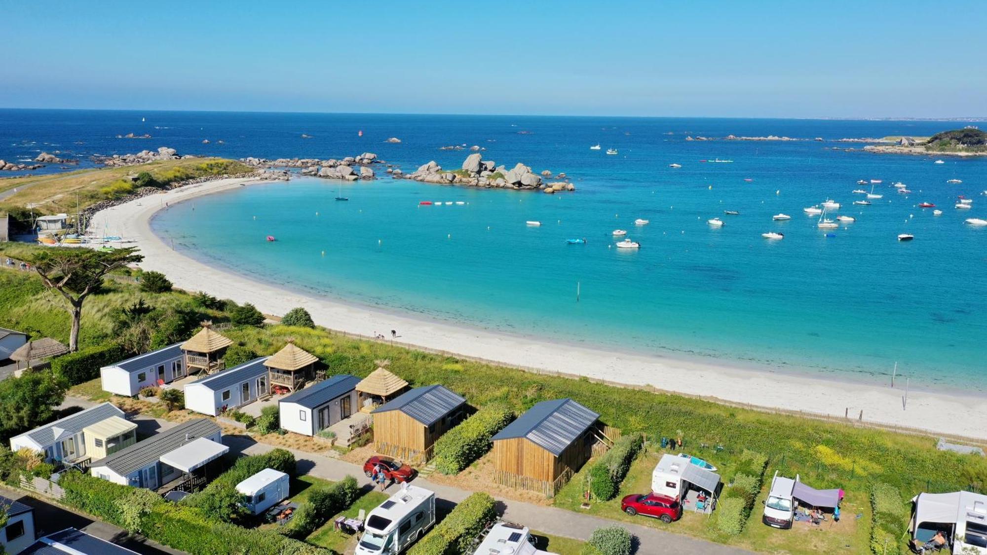 Camping De La Cote Des Legendes Brignogan-Plages Buitenkant foto