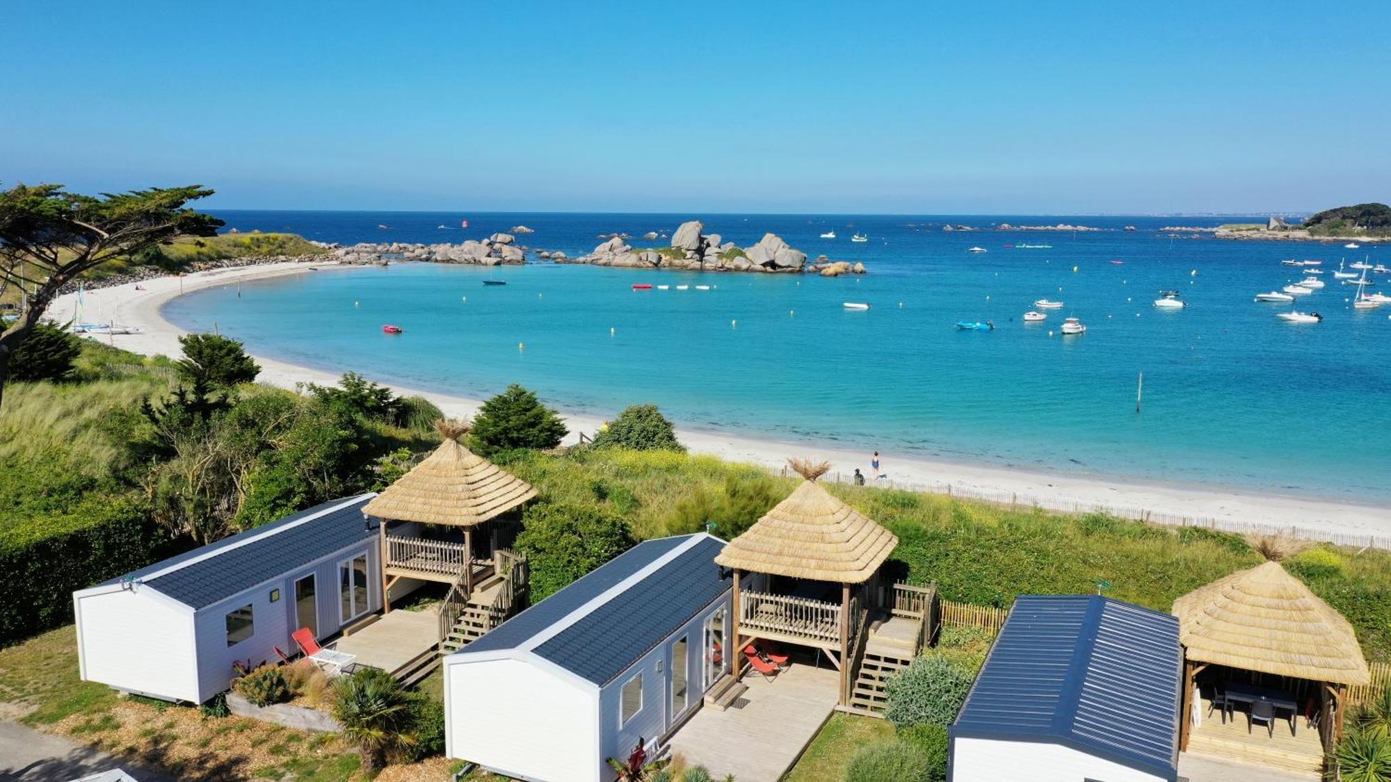 Camping De La Cote Des Legendes Brignogan-Plages Buitenkant foto