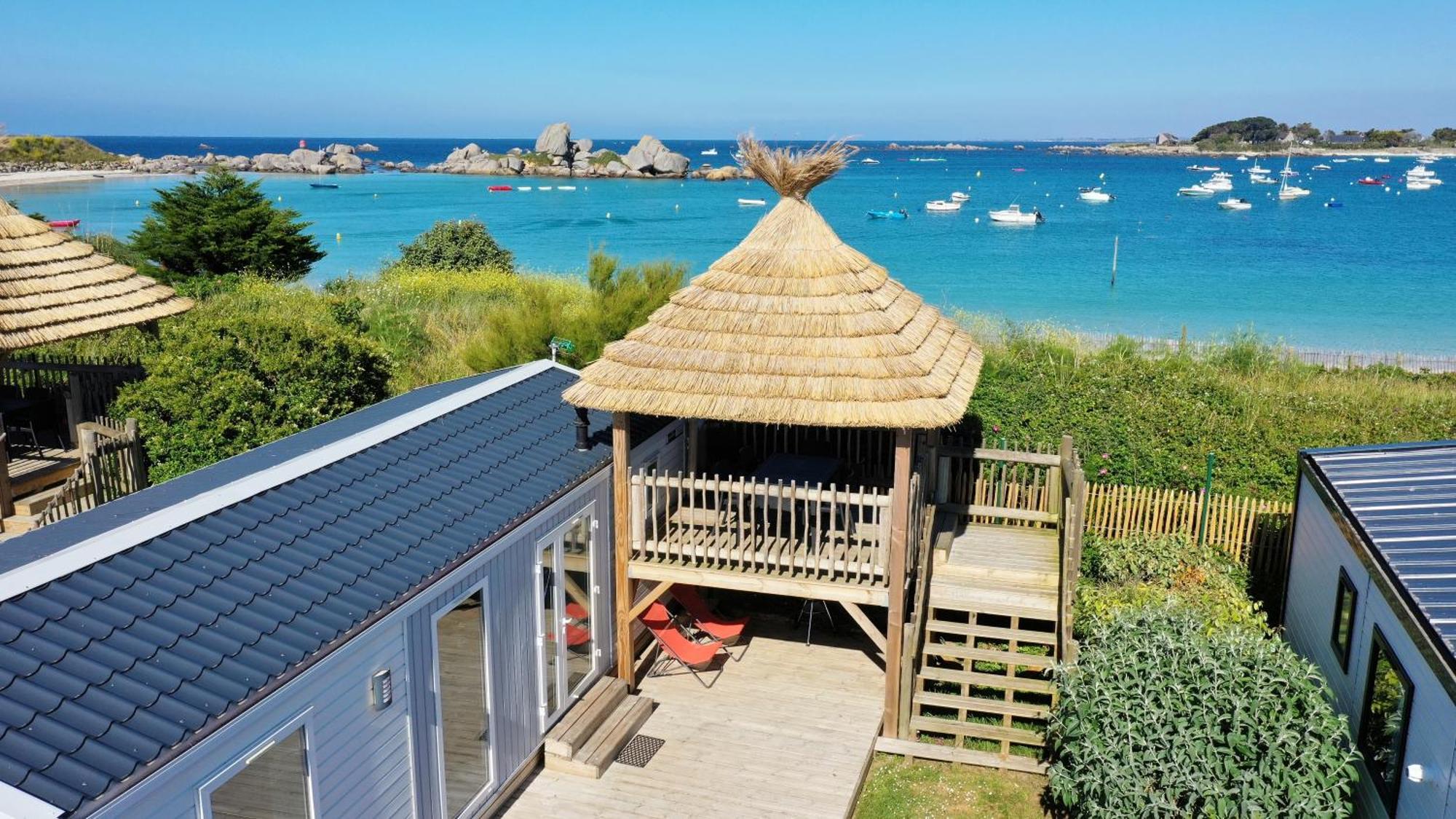 Camping De La Cote Des Legendes Brignogan-Plages Buitenkant foto