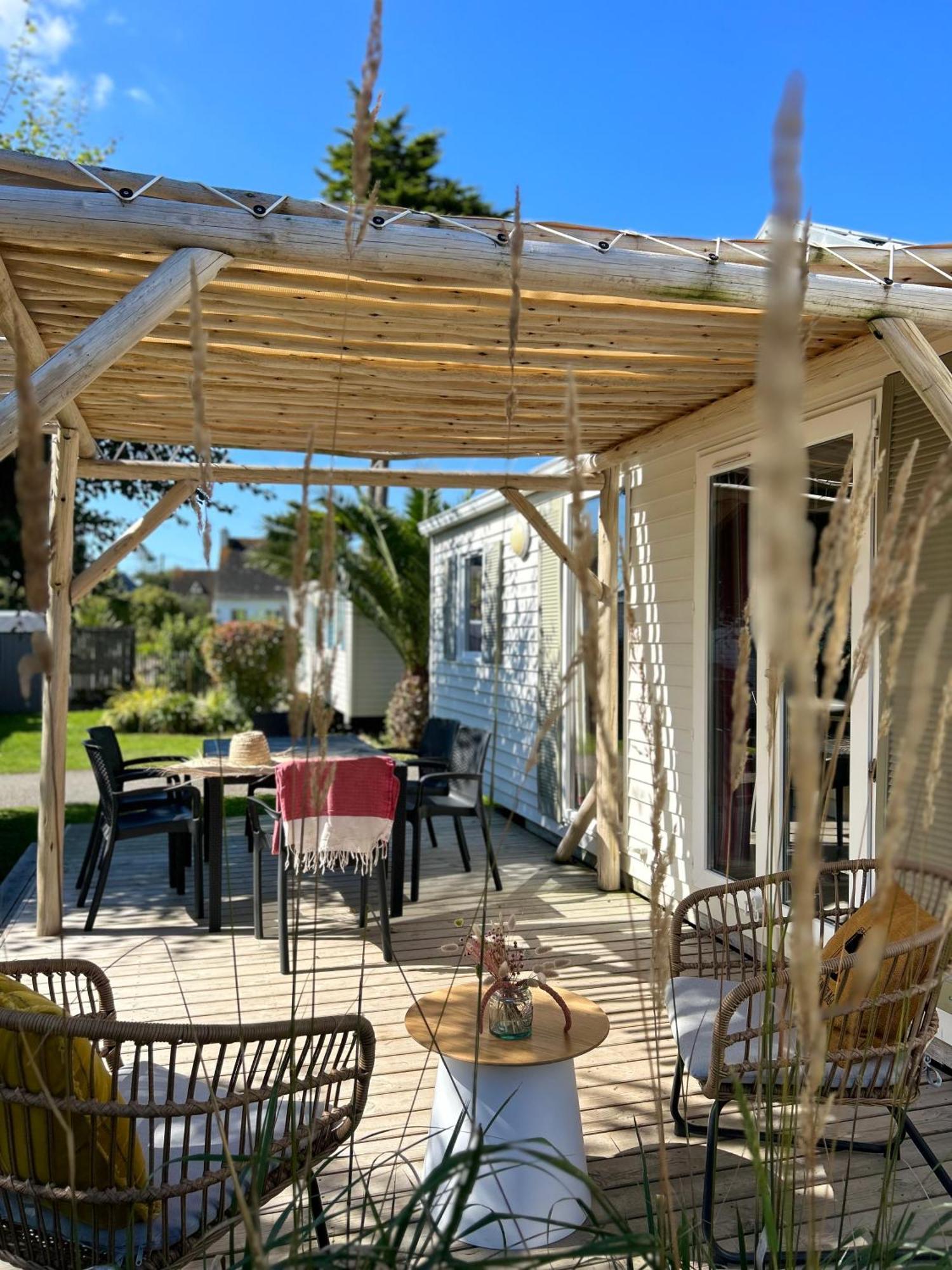 Camping De La Cote Des Legendes Brignogan-Plages Buitenkant foto