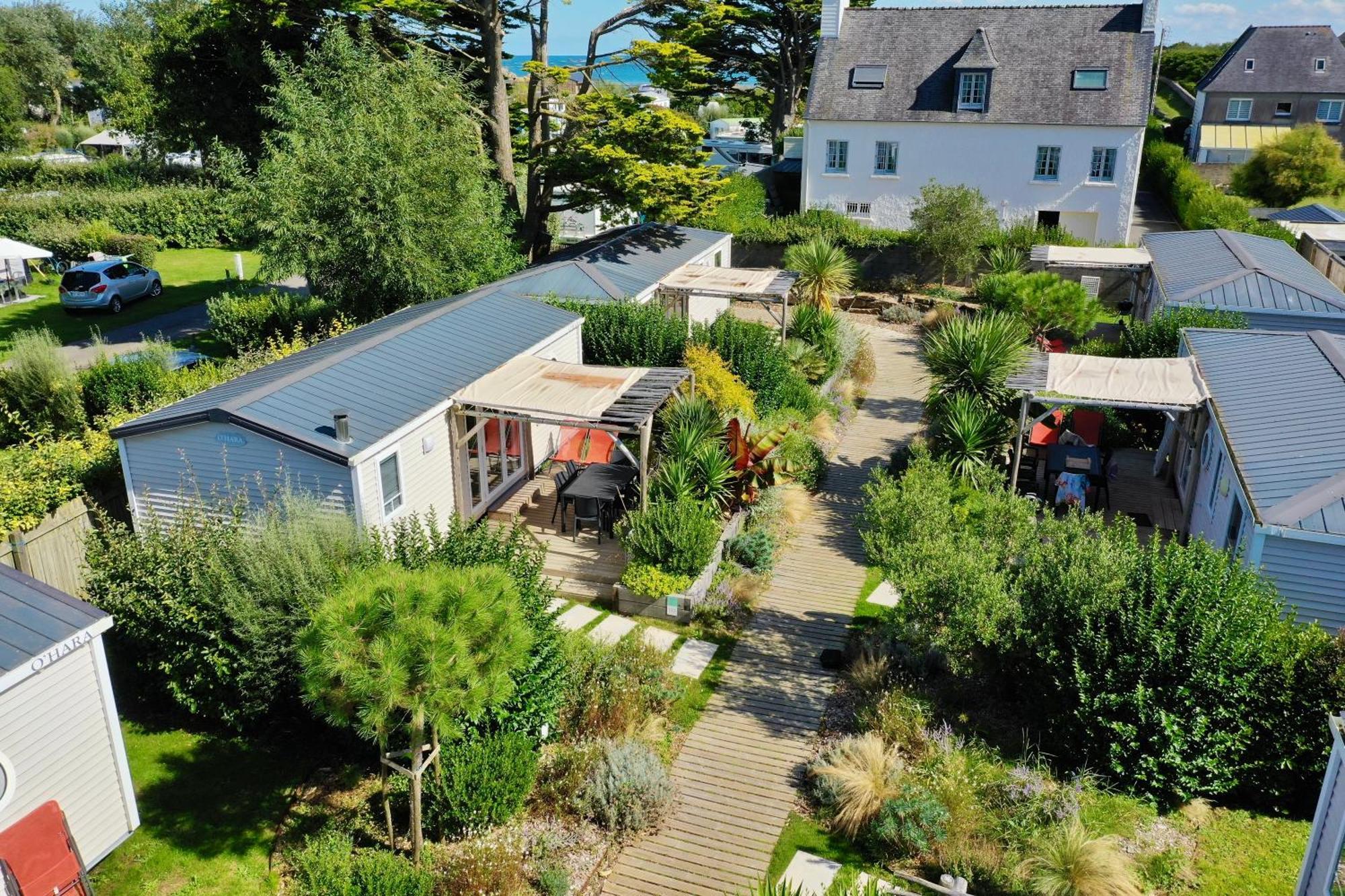 Camping De La Cote Des Legendes Brignogan-Plages Buitenkant foto